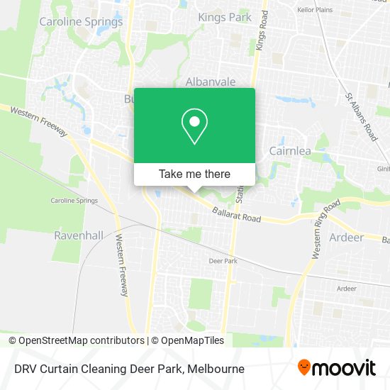 Mapa DRV Curtain Cleaning Deer Park