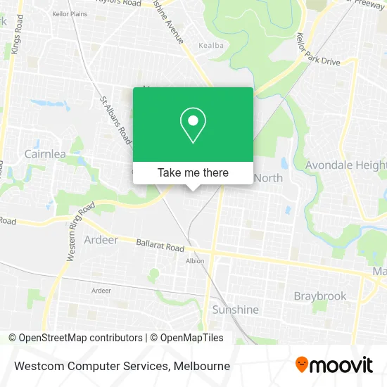 Mapa Westcom Computer Services