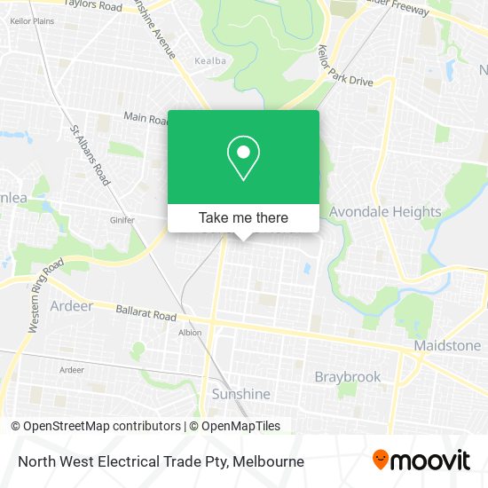 North West Electrical Trade Pty map