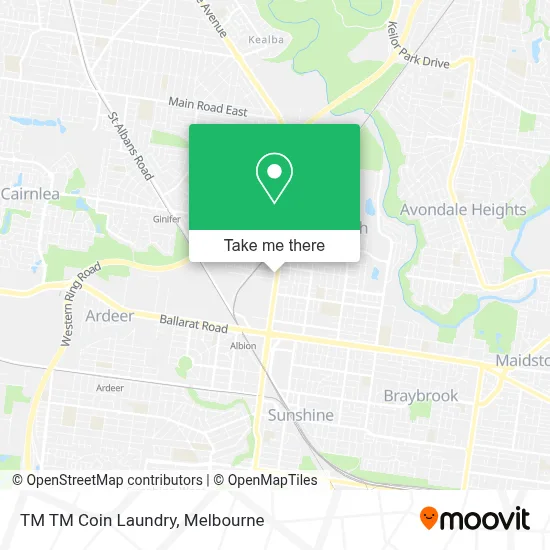 Mapa TM TM Coin Laundry