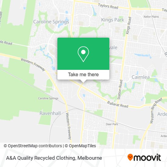 A&A Quality Recycled Clothing map
