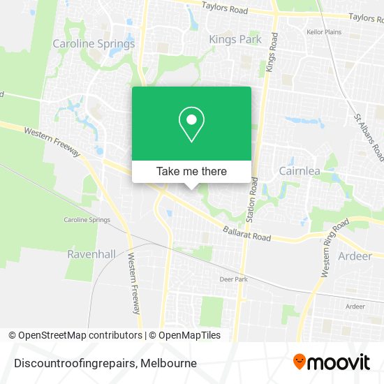 Discountroofingrepairs map