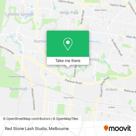 Red Stone Lash Studio map