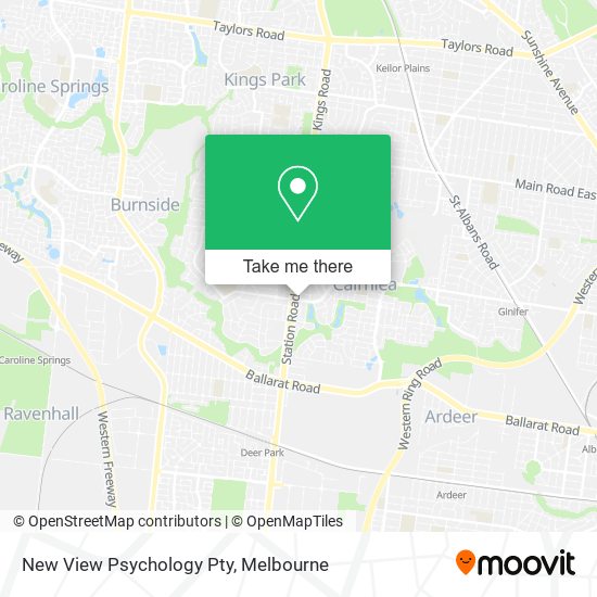 New View Psychology Pty map