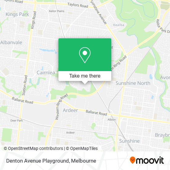 Denton Avenue Playground map