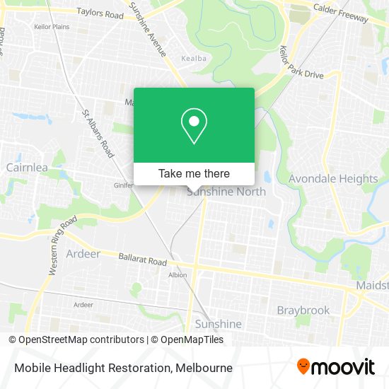 Mobile Headlight Restoration map