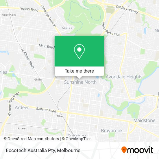 Eccotech Australia Pty map