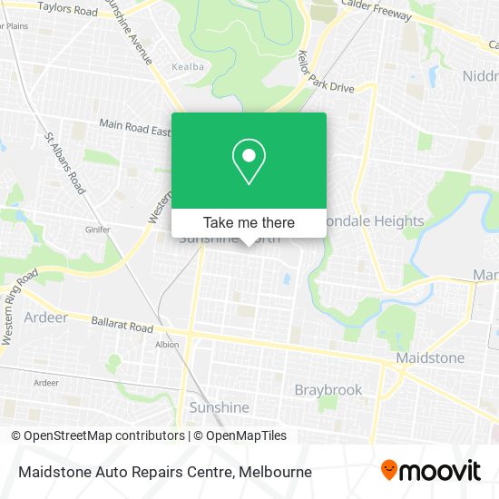 Maidstone Auto Repairs Centre map