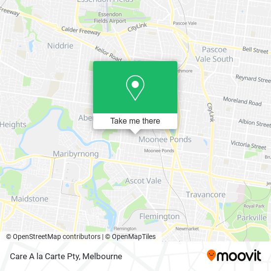 Care A la Carte Pty map