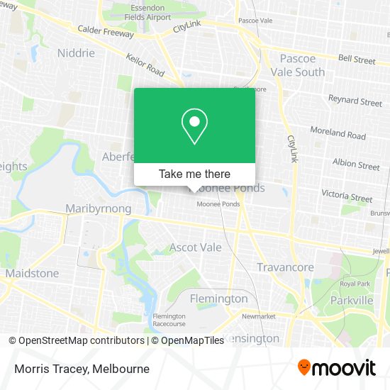 Morris Tracey map