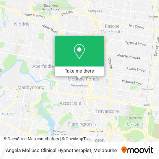 Angela Molluso Clinical Hypnotherapist map