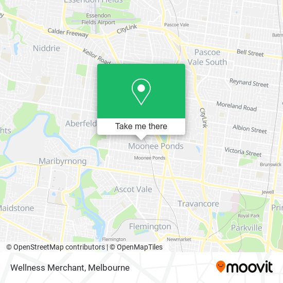 Wellness Merchant map