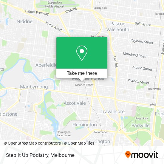 Step It Up Podiatry map