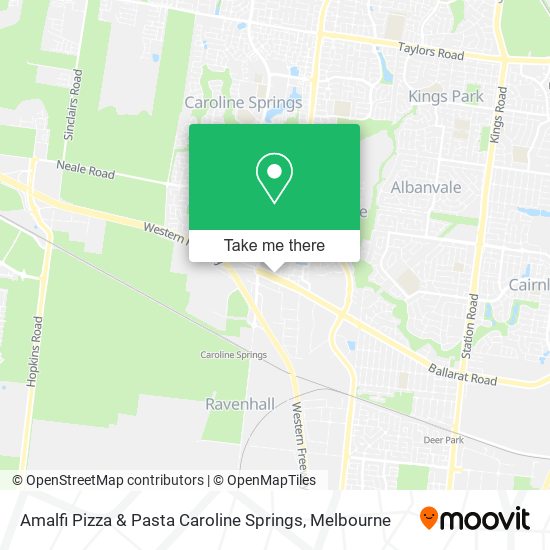 Amalfi Pizza & Pasta Caroline Springs map
