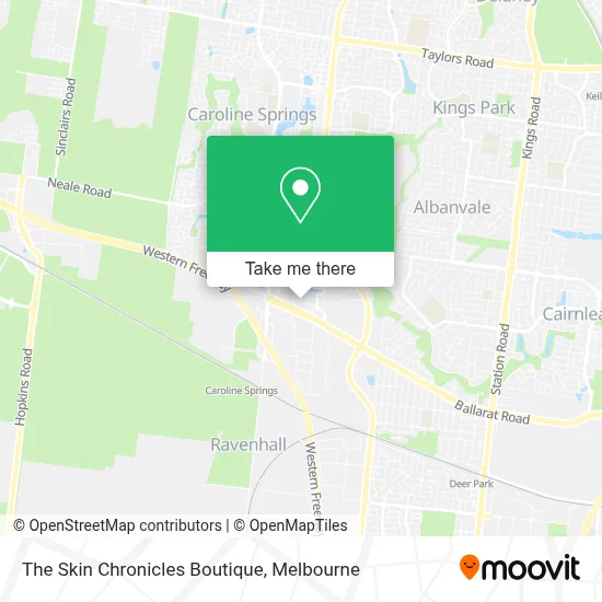 Mapa The Skin Chronicles Boutique