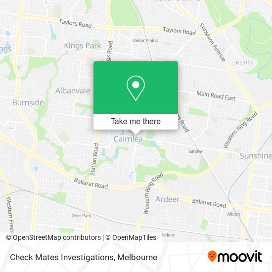 Check Mates Investigations map