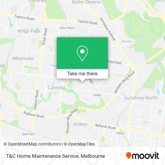 T&C Home Maintenance Service map