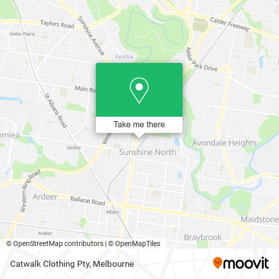 Catwalk Clothing Pty map
