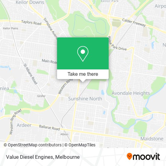 Value Diesel Engines map