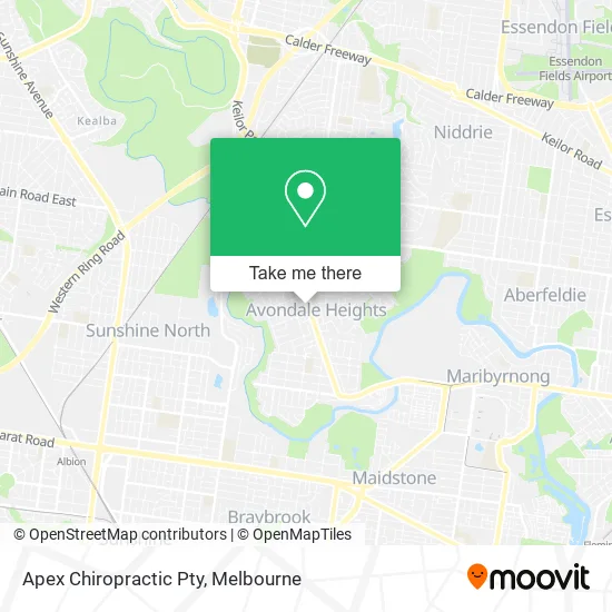 Apex Chiropractic Pty map