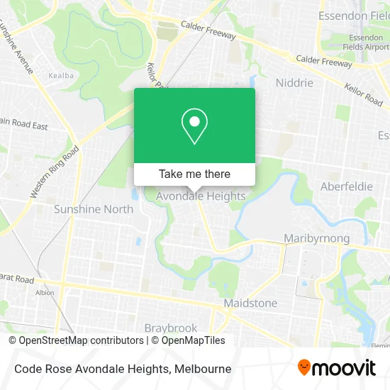 Mapa Code Rose Avondale Heights