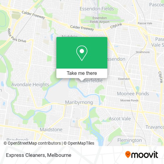 Express Cleaners map