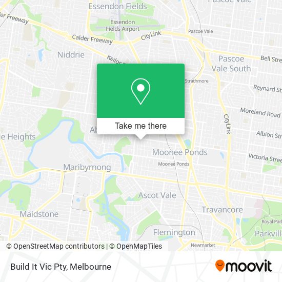 Build It Vic Pty map
