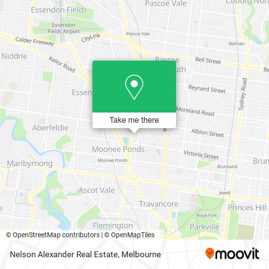 Nelson Alexander Real Estate map