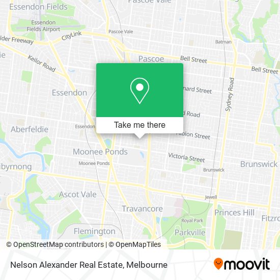 Nelson Alexander Real Estate map