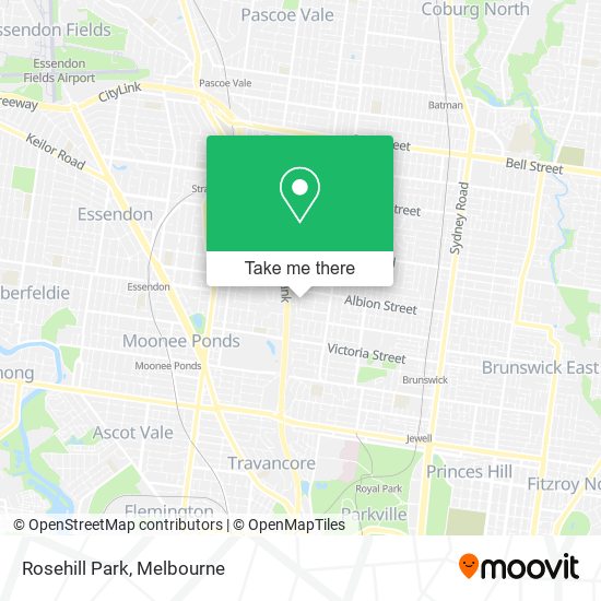 Rosehill Park map