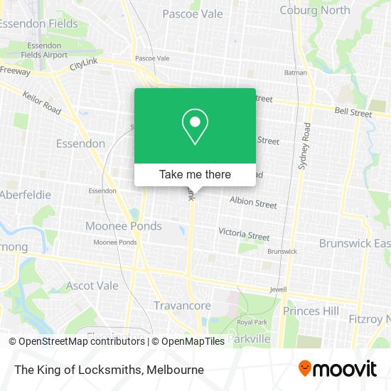 The King of Locksmiths map