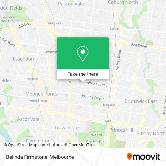 Belinda Firmstone map