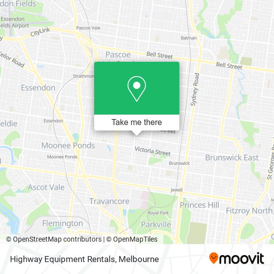 Highway Equipment Rentals map