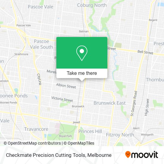 Checkmate Precision Cutting Tools map