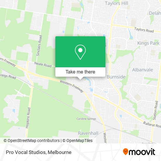 Pro Vocal Studios map