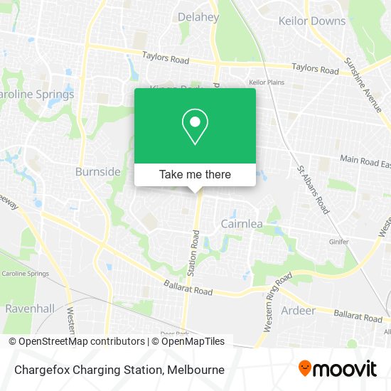 Chargefox Charging Station map