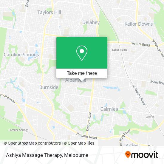 Ashiya Massage Therapy map