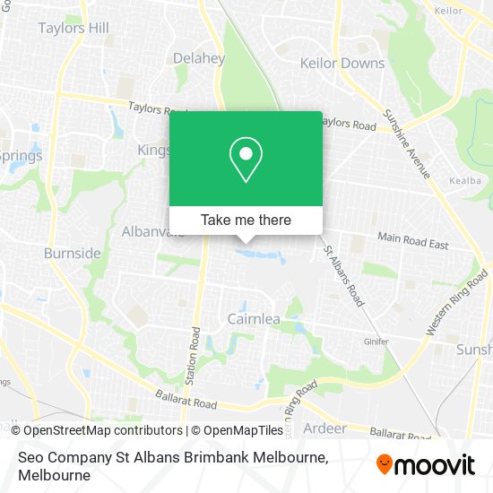 Seo Company St Albans Brimbank Melbourne map