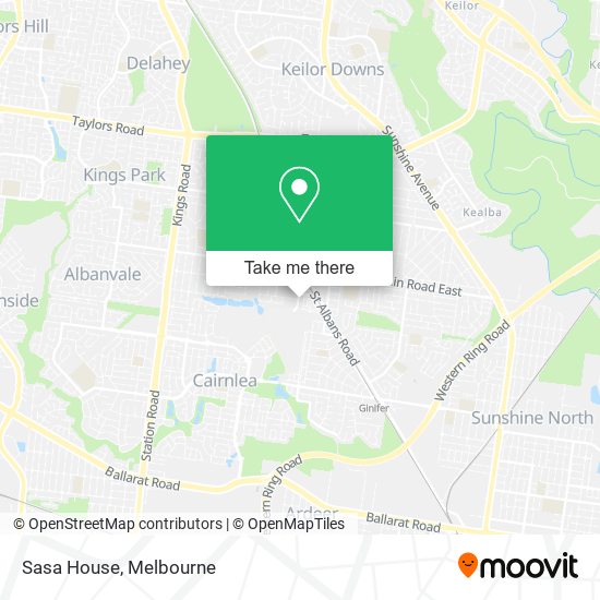 Sasa House map