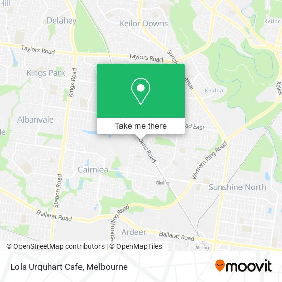 Lola Urquhart Cafe map