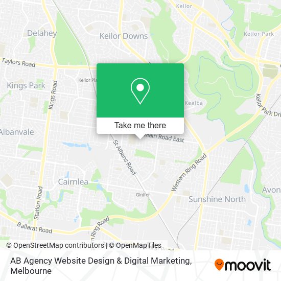 AB Agency Website Design & Digital Marketing map
