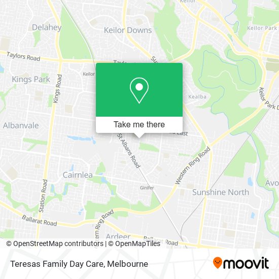 Teresas Family Day Care map