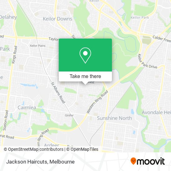 Jackson Haircuts map