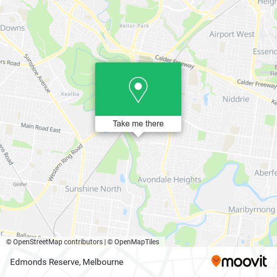 Edmonds Reserve map