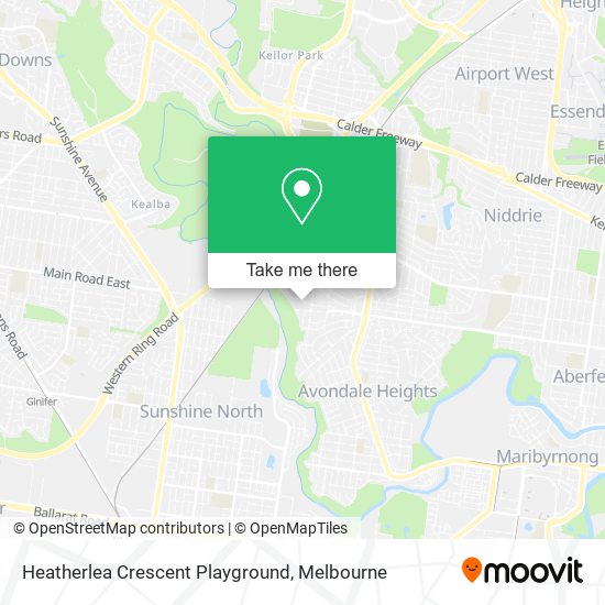 Heatherlea Crescent Playground map