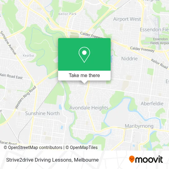 Mapa Strive2drive Driving Lessons
