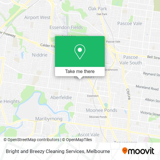 Mapa Bright and Breezy Cleaning Services