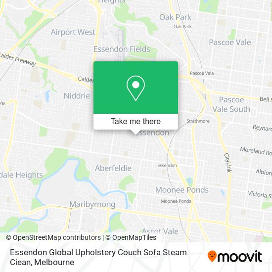 Essendon Global Upholstery Couch Sofa Steam Ciean map