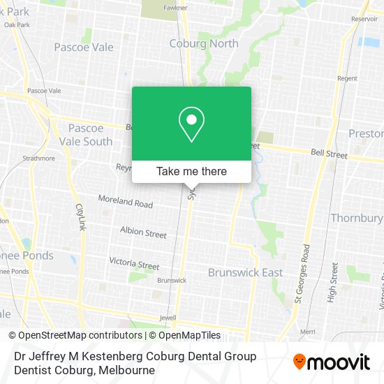 Dr Jeffrey M Kestenberg Coburg Dental Group Dentist Coburg map