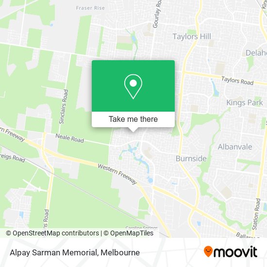 Alpay Sarman Memorial map
